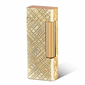 Classic Butane Lighter Metal Side Slide Lgnition Refillable Soft Flame Lighter for Women and Men Collection Butane is Not Included